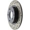 Centric Parts Sport Cross Drilled Brake Rotor, 128.45085R 128.45085R - alternate 3